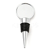 Alloy Wine Bottle Stopper Cabochon Settings LS-AJEW-Z016-02B-P-1