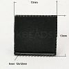 Brass Stud Earring Settings KK-I002-B-NF-1