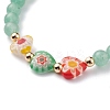 Natural Mixed Gemstone Beaded Bracelets BJEW-JB06474-6