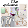 Alloy Enamel Flower Pendant Decorations HJEW-PHE00002-6