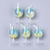 Acrylic Goblet Pendants CRES-S359-22F-1