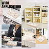 2-Slot Wooden Ring Display Stands ODIS-WH0025-88-6