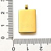 304 Stainless Steel Rhinestone Pendants STAS-M109-14G-01-3