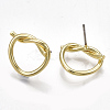 Alloy Stud Earrings PALLOY-T065-09-2