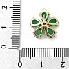 Brass Micro Pave Cubic Zirconia Pendants LS-KK-S514-02F-G-3