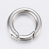 Tarnish Resistant 304 Stainless Steel Spring Gate Rings LS-STAS-P198-09C-1