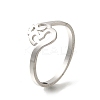 304 Stainless Steel Rings for Women RJEW-S238-09P-1