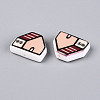 Printed Opaque Resin Beads RESI-N043-09B-02-2