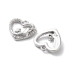 Rack Plating Brass Micro Pave Cubic Zirconia Pendants KK-K333-92P-2