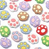 40Pcs Opaque Resin Cabochons RESI-CJ0002-61-1