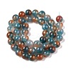 Dyed Natural White Jade Beads Strands G-T138-8mm-210-23-2