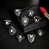 Natural Moonstone Finger Rings PW-WG82FD6-01-3