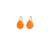 304 Stainless Steel Enamel Teardrop Dangle Earrings for Women EJEW-U023-01G-02-1