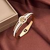 Stainless Steel Hinged Bangles for Women WGCD00D-03-1