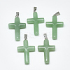 Natural Green Aventurine Pendants G-T122-18H-1