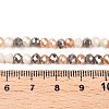 Electroplate Glass Beads Strands GLAA-T023-B16-04-4