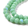 Electroplate Glass Beads Strands EGLA-A034-P2mm-B22-3