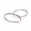 Non-Tarnish 304 Stainless Steel Hoop Earrings EJEW-L232-003C-P-2