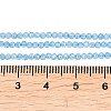 Natural Blue Topaz Beads Strands G-B175-D21-2mm-5
