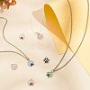20Pcs 5 Colors 304 Stainless Steel Enamel Charms STAS-UN0026-51-3