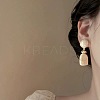 Alloy Resin Dangle Stud Earrings FS-WGC2837-02-2