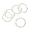 Acrylic Imitation Pearl Linking Rings BJEW-D056-01-1