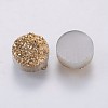 Imitation Druzy Gemstone Resin Cabochons RESI-E012-02-2