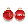 Alloy Enamel Pendants ENAM-S124-01A-07L-1