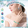 50Pcs 5 Colors Painted Acrylic Beads OACR-NB0001-47-6