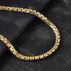 201 Stainless Steel Box Chain Necklaces for Men LS-STAS-V011-01B-G-1-1