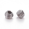 Tarnish Resistant 304 Stainless Steel Spring Beads LS-STAS-L224-006P-2