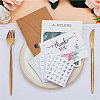 40 Sheets 4 Patterns PVC Waterproof Self-Adhesive Sticker Sets STIC-OC0001-11D-6