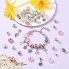 DIY European Style Bracelet Kits. including Alloy & Resin European Beads DIY-YW0012-11B-6