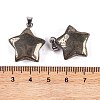 Natural Chalcopyrite Pendants G-Q172-09P-03-3