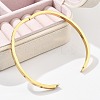 304 Stainless Steel Rhinestone Bangles for Women BJEW-Z092-05G-4
