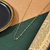 Rack Plating Brass Cable Chain Necklaces NJEW-H049-05G-3