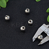 5Pcs 304 Stainless Steel Round Cord End Caps STAS-FH0002-40A-5