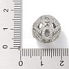 Rack Plating Brass Micro Pave Cubic Zirconia Beads KK-L224-019P-3