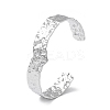 304 Stainless Steel Cuff Bangles for Women BJEW-Z078-27P-1