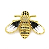 Real 18K Gold Plated Brass Micro Pave Cubic Zirconia Pendant KK-R159-33G-1