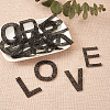 Glitter Hotfix Rhinestone Iron on Patches DIY-CD0001-10F-8