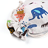 Polycotton(Polyester Cotton) Packing Pouches Drawstring Bags ABAG-T007-02P-3