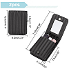 PU Leather Lipstick Case with Mirror CON-WH0088-51B-2