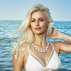 Natural Cowrie Shell Beaded Necklace for Women NJEW-UN0001-40-5