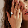 925 Sterling Silver Rings JR798A-3
