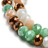 Glass Beads Strands EGLA-A034-M4mm-35-4