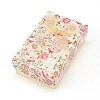 Flower Pattern Cardboard Jewelry Packaging Box X2-CBOX-L007-003C-1