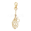 Moon Alloy Swivel Lobster Claw Clasps & Brass Cable Chains AJEW-JB01336-03-1