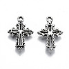 Tibetan Style Alloy Pendants TIBEP-N009-052AS-RS-2