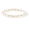 Elegant Imitation Pearl Rice Beaded Stretch Bracelets JW5778-2-1